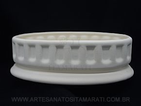 Detalhes do produto Cachepô Coluna Oval GG